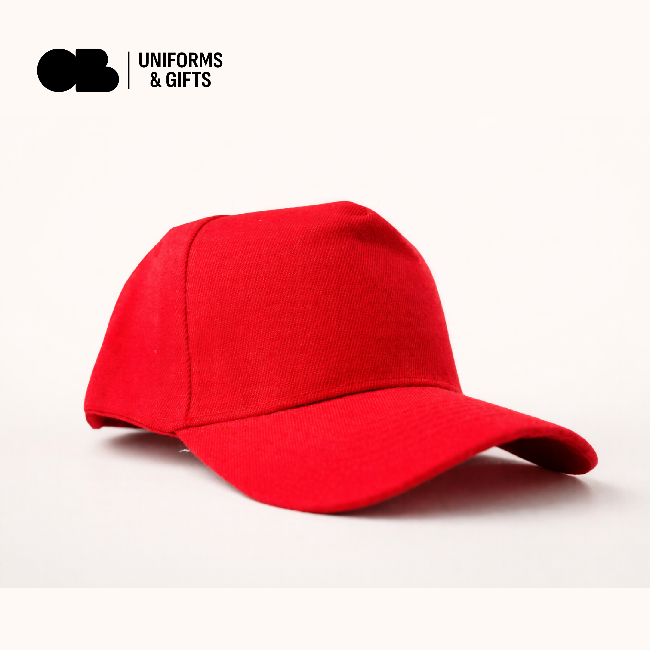 قبعة قماشية لون أحمر